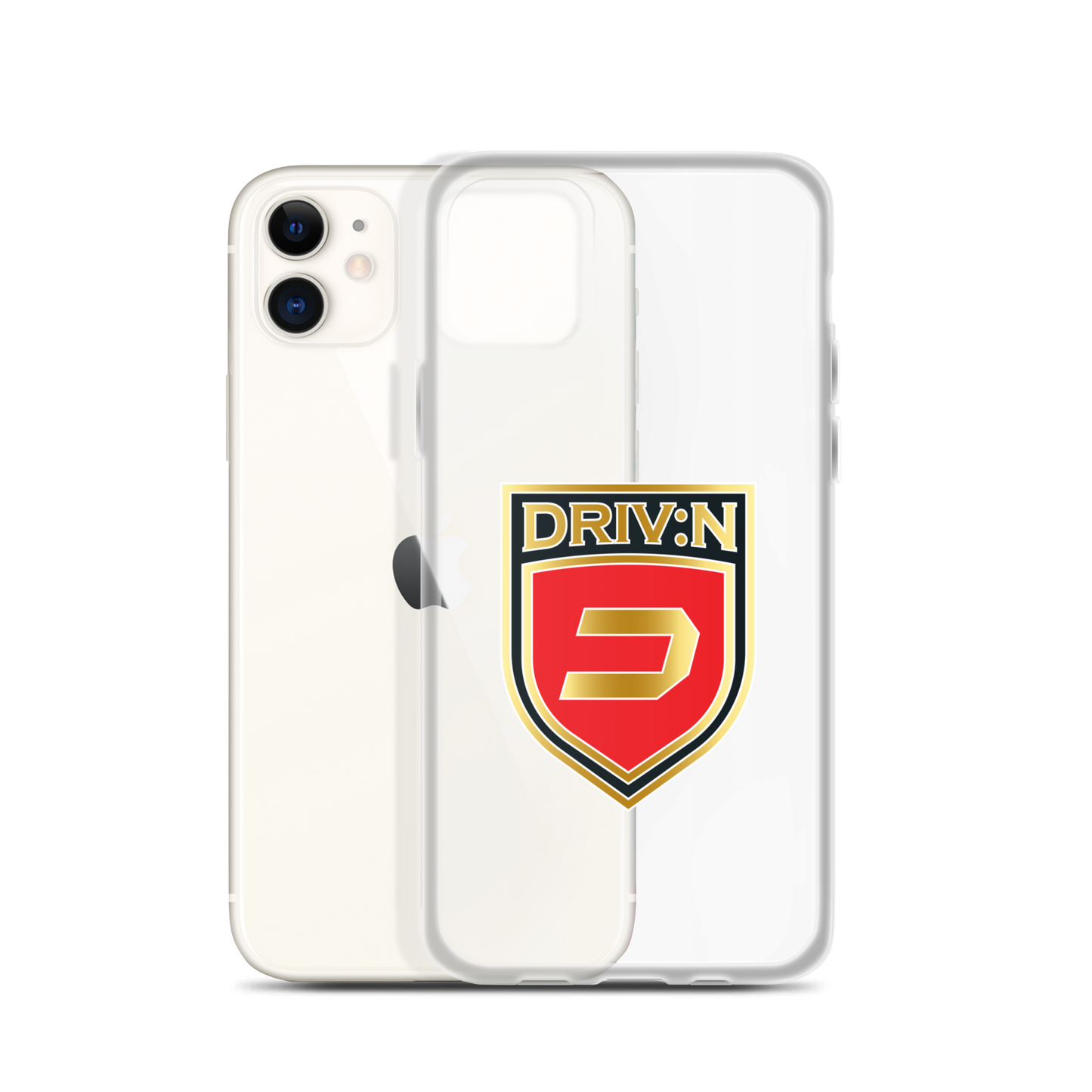 Clear Shield Logo iPhone Case