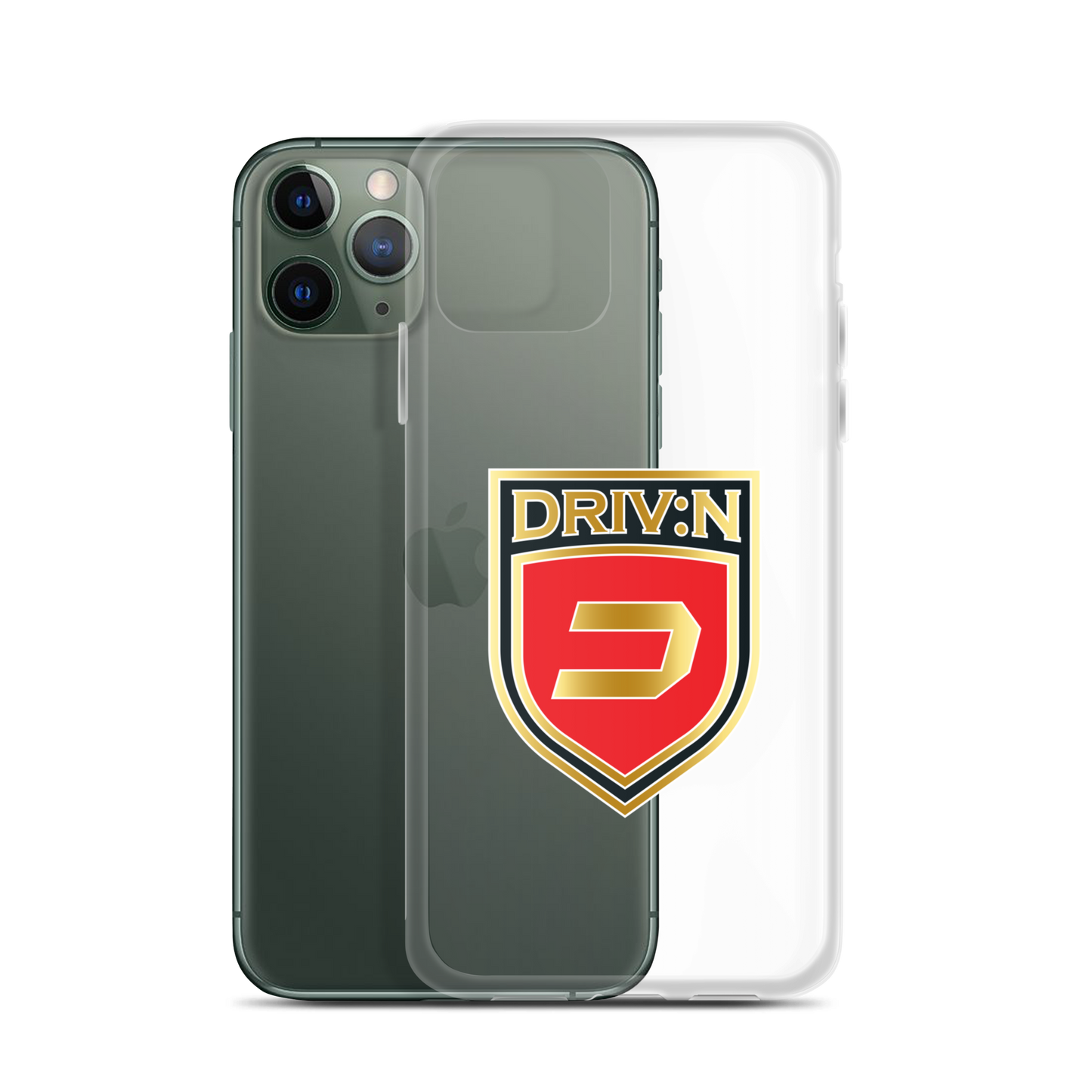 Clear Shield Logo iPhone Case
