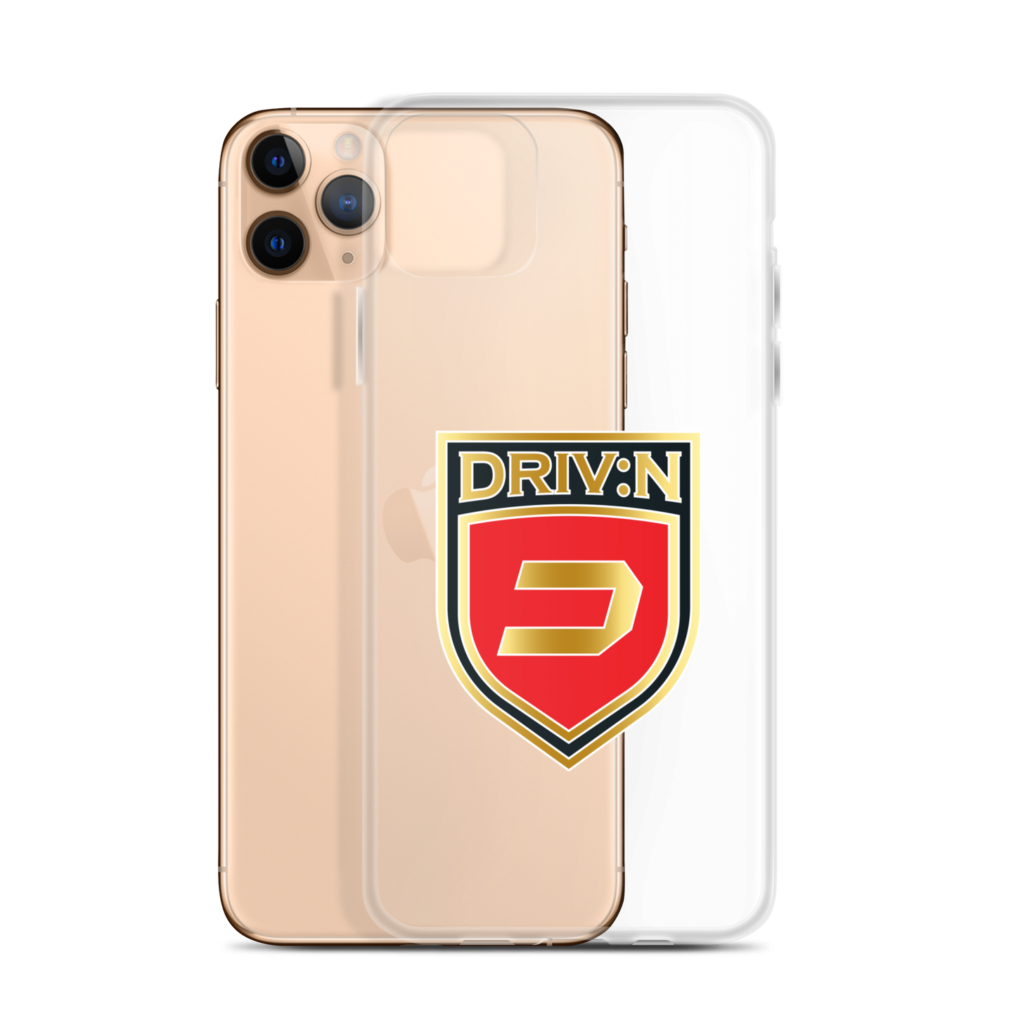 Clear Shield Logo iPhone Case