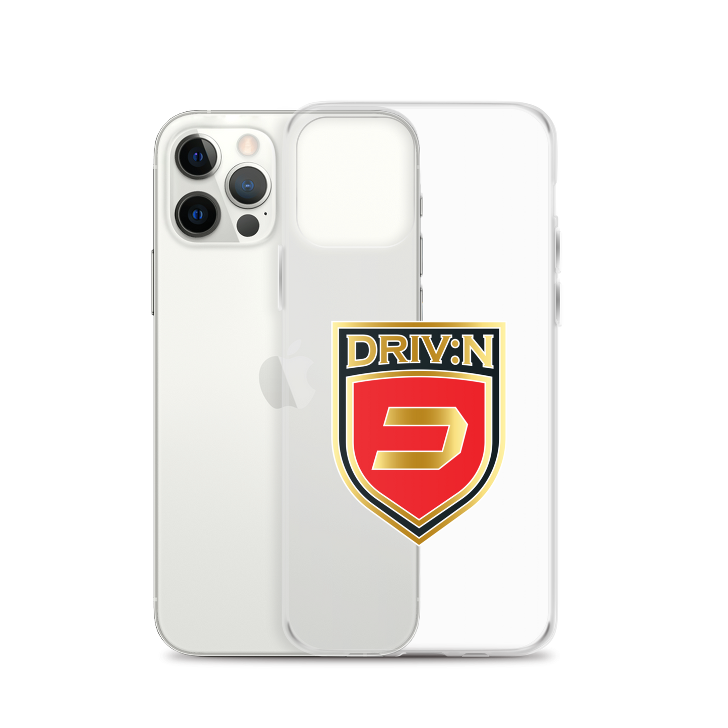Clear Shield Logo iPhone Case