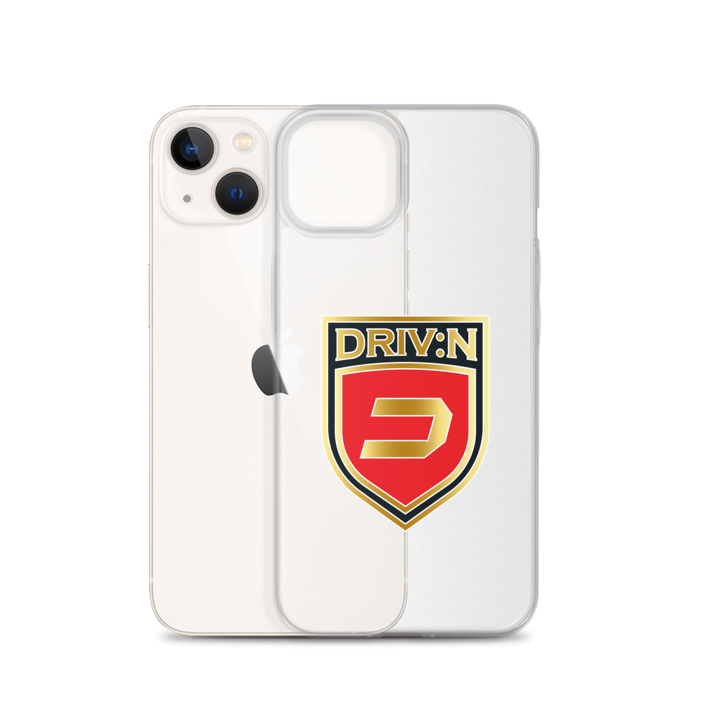 Clear Shield Logo iPhone Case