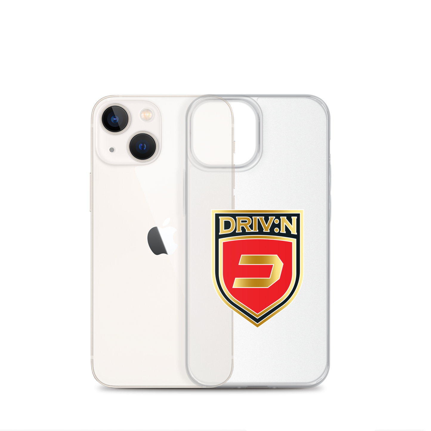 Clear Shield Logo iPhone Case