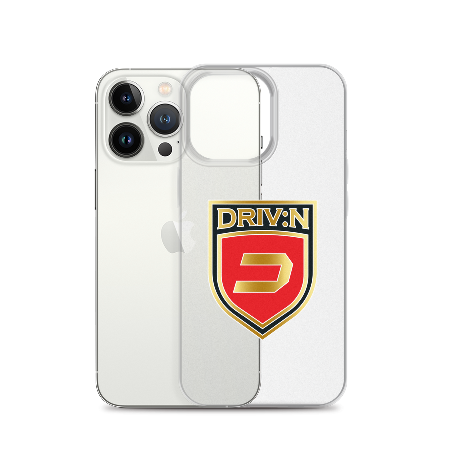 Clear Shield Logo iPhone Case