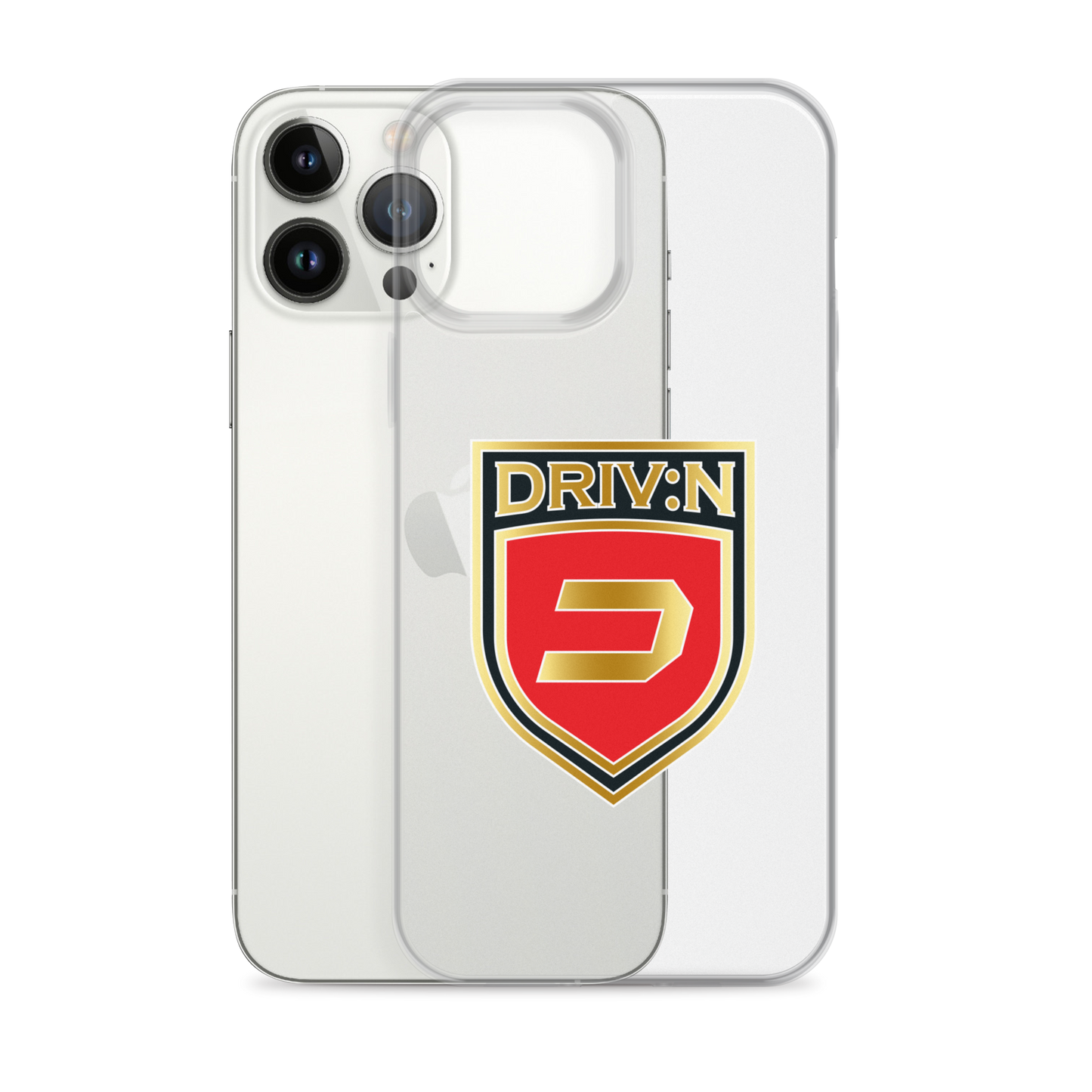 Clear Shield Logo iPhone Case