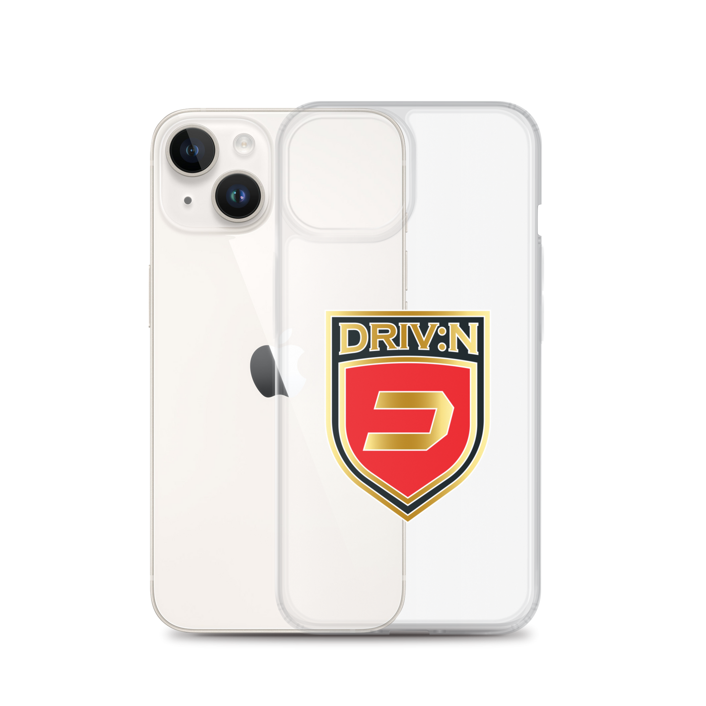 Clear Shield Logo iPhone Case