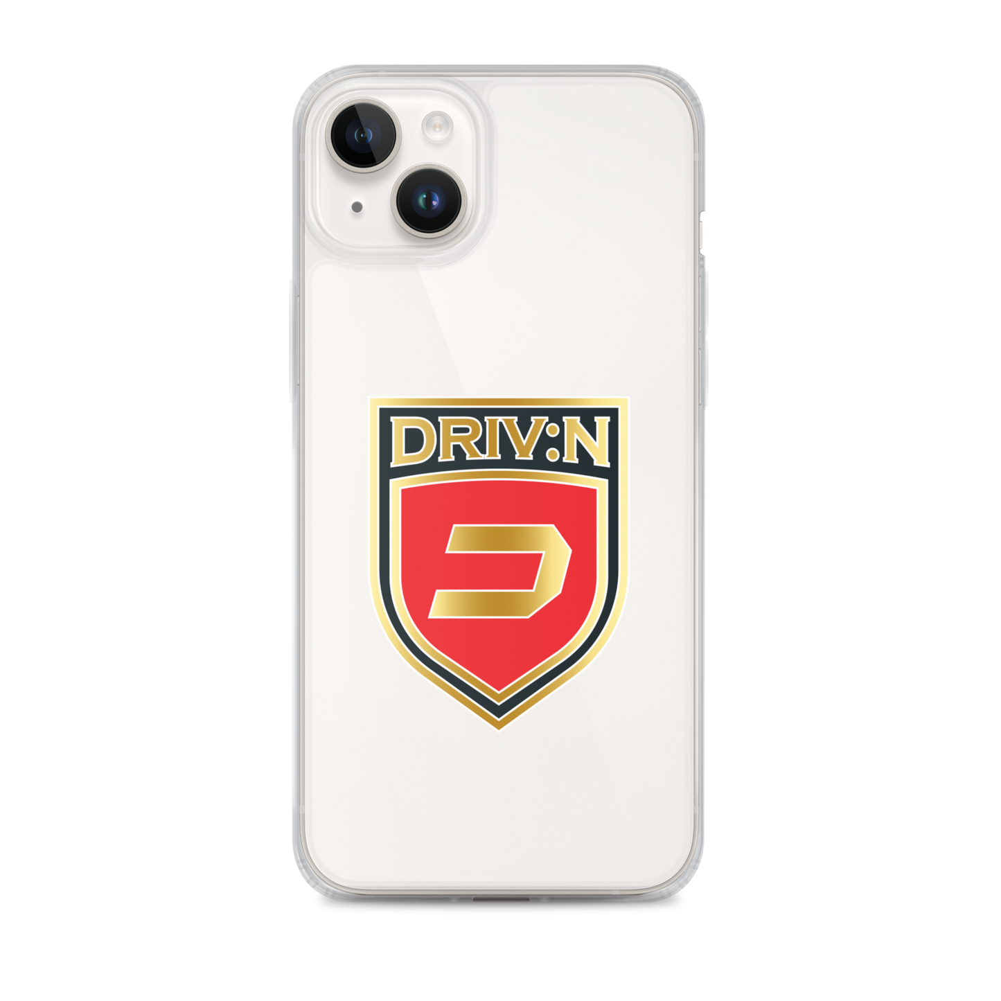 Clear Shield Logo iPhone Case