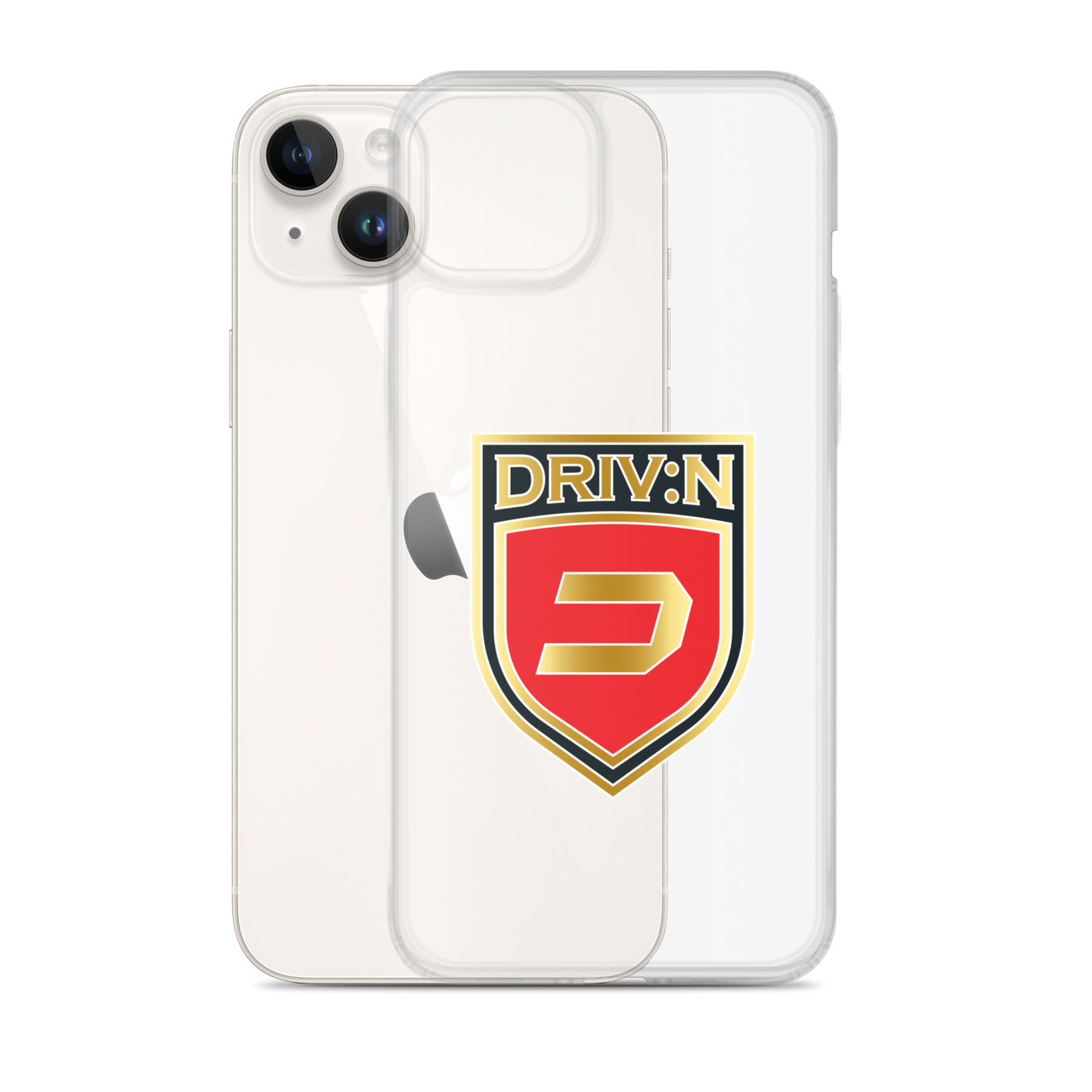 Clear Shield Logo iPhone Case