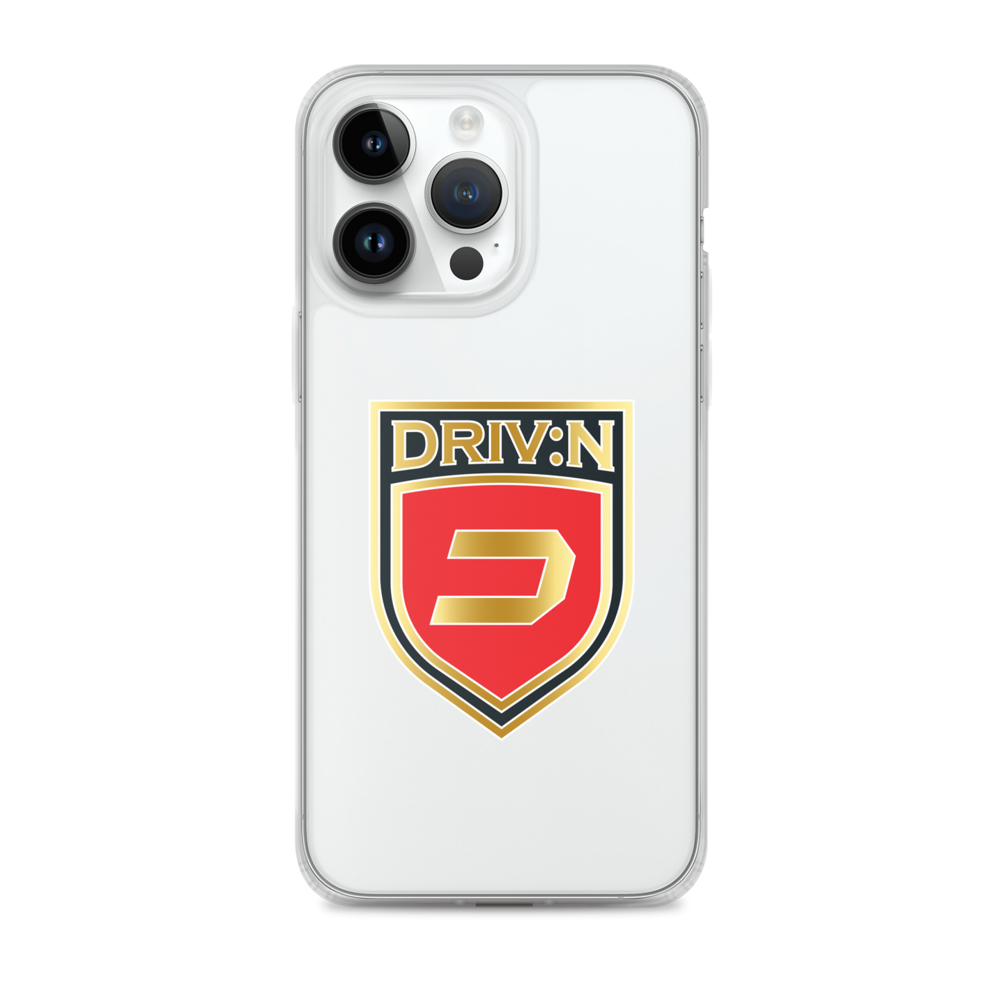 Clear Shield Logo iPhone Case