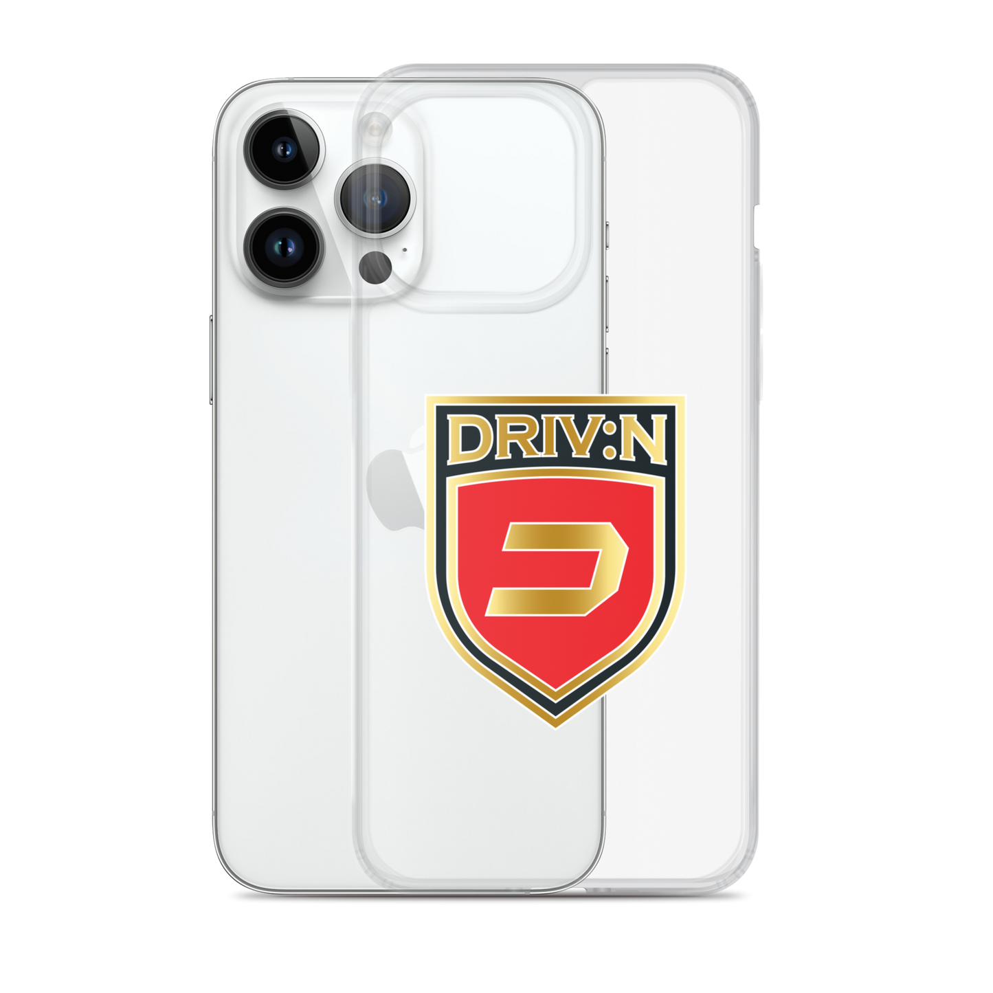 Clear Shield Logo iPhone Case