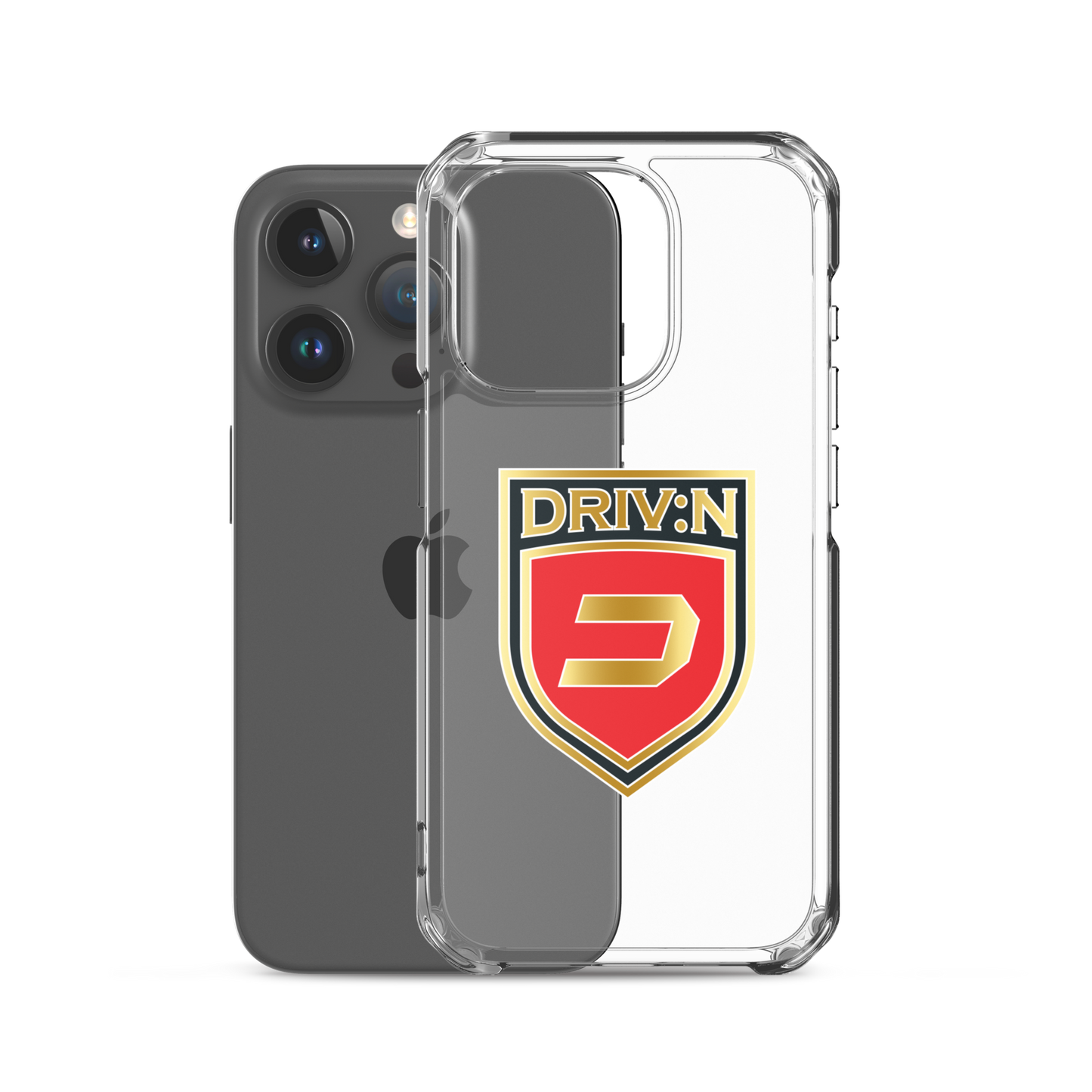 Clear Shield Logo iPhone Case