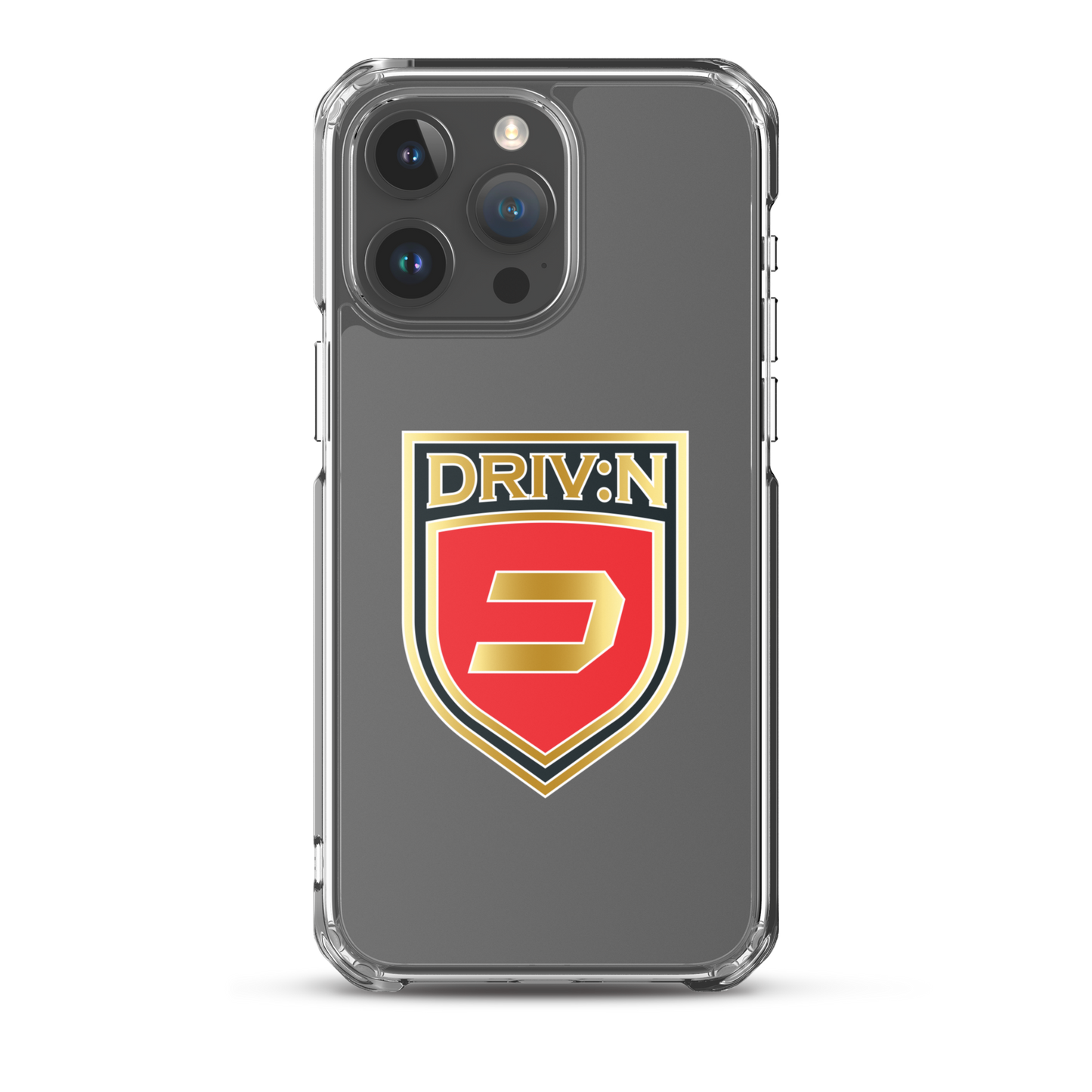 Clear Shield Logo iPhone Case