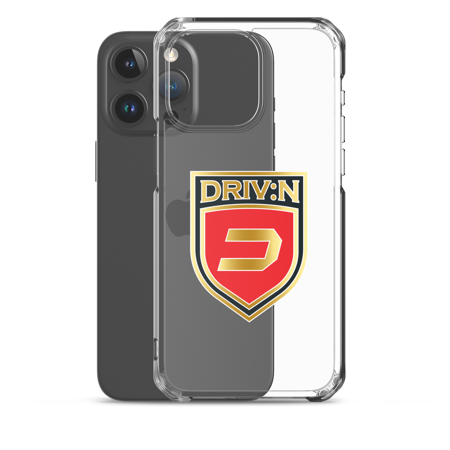 Clear Shield Logo iPhone Case
