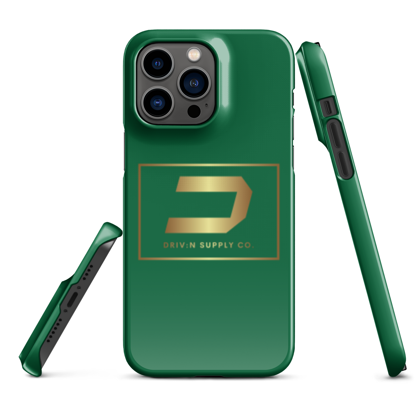 Green D Logo iPhone Case