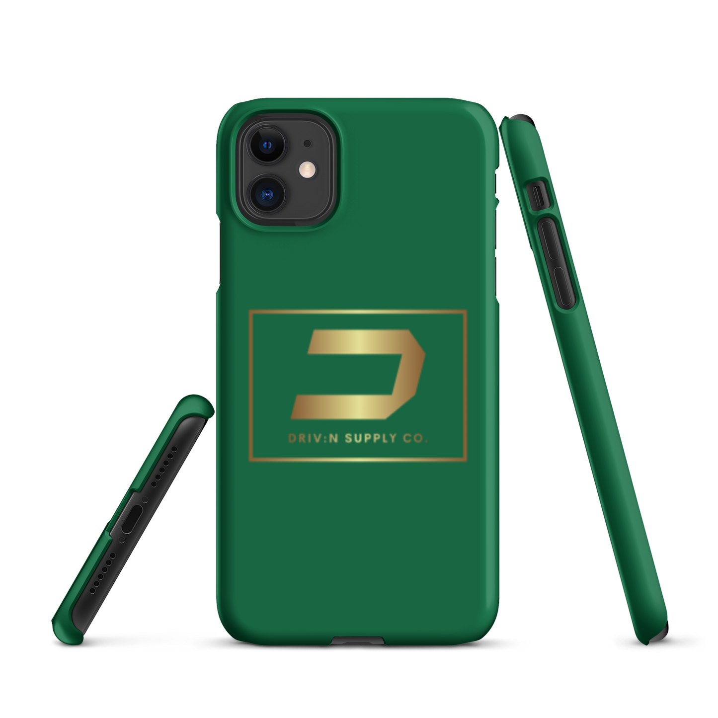 Green D Logo iPhone Case