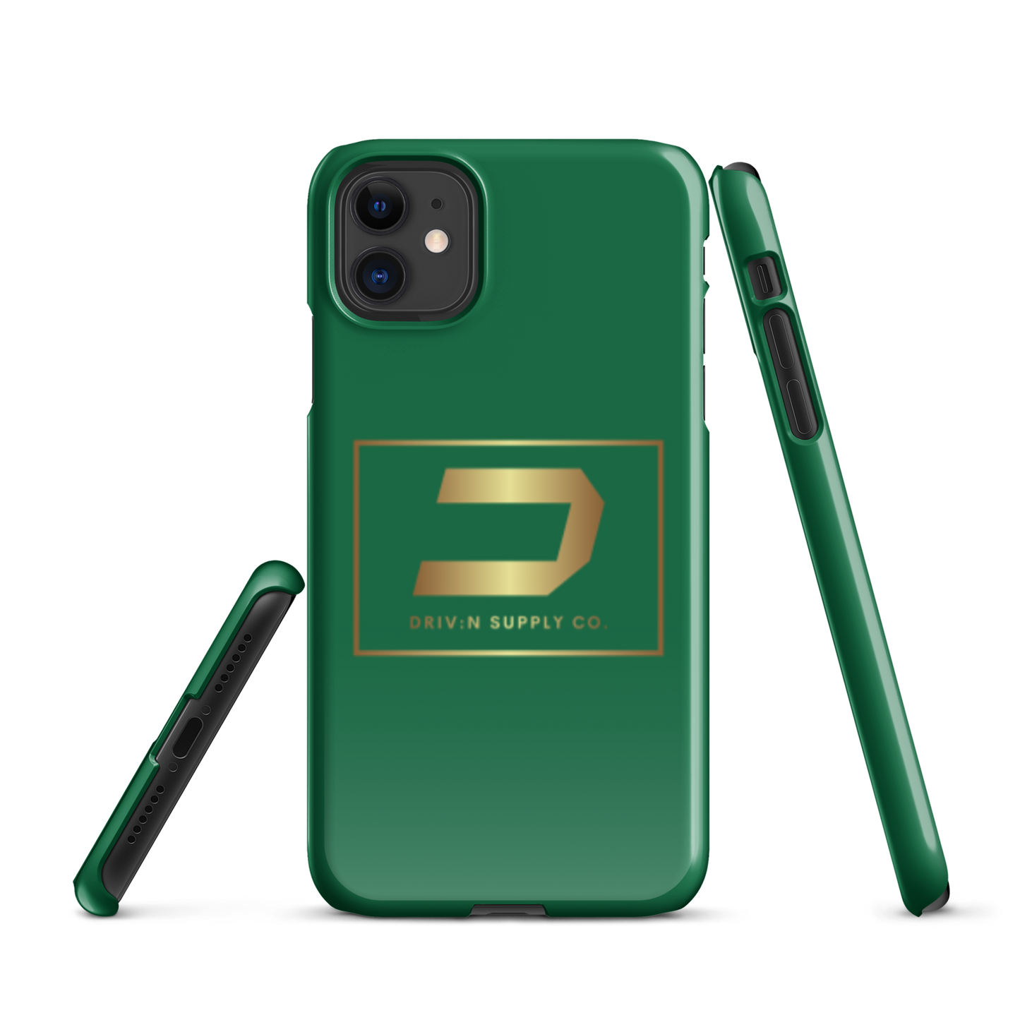 Green D Logo iPhone Case