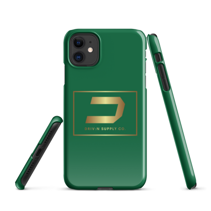 Green D Logo iPhone Case