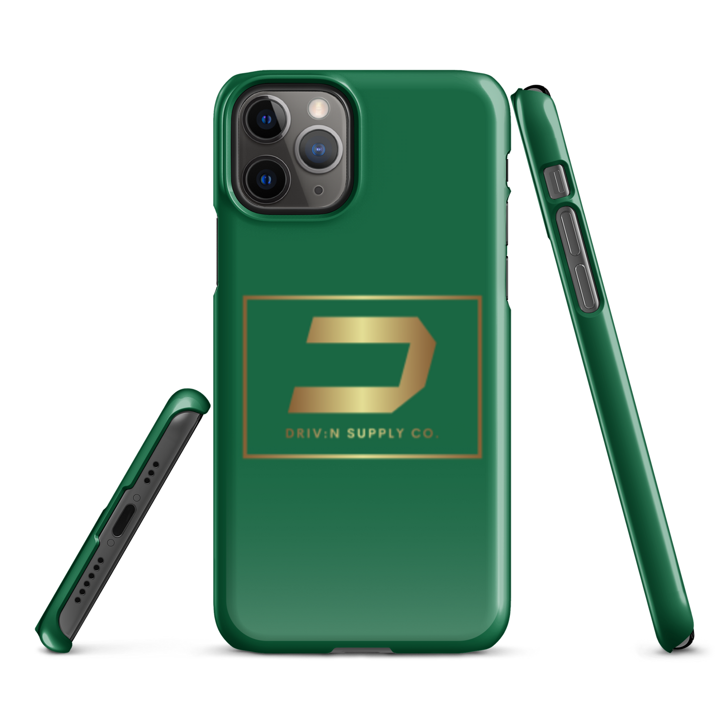 Green D Logo iPhone Case