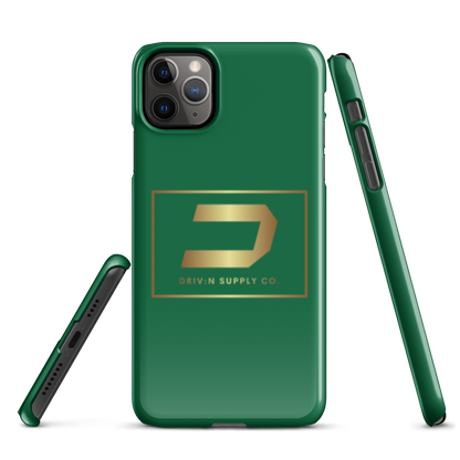 Green D Logo iPhone Case