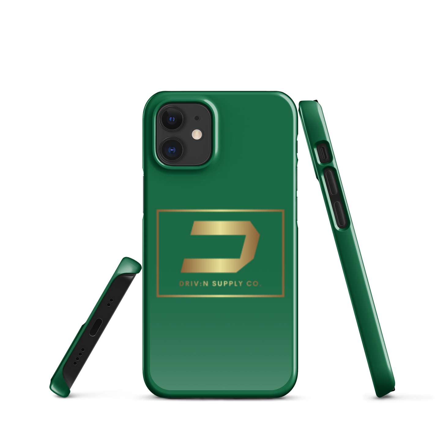 Green D Logo iPhone Case