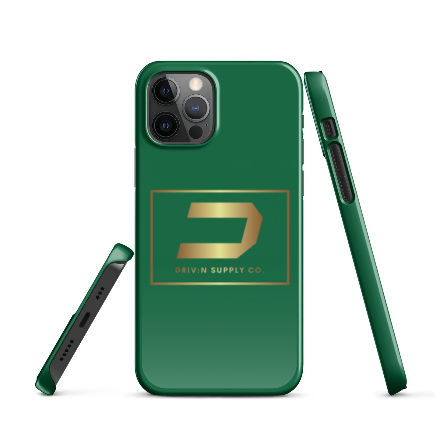 Green D Logo iPhone Case