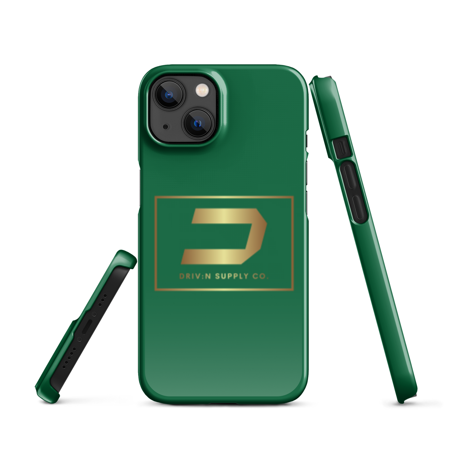 Green D Logo iPhone Case