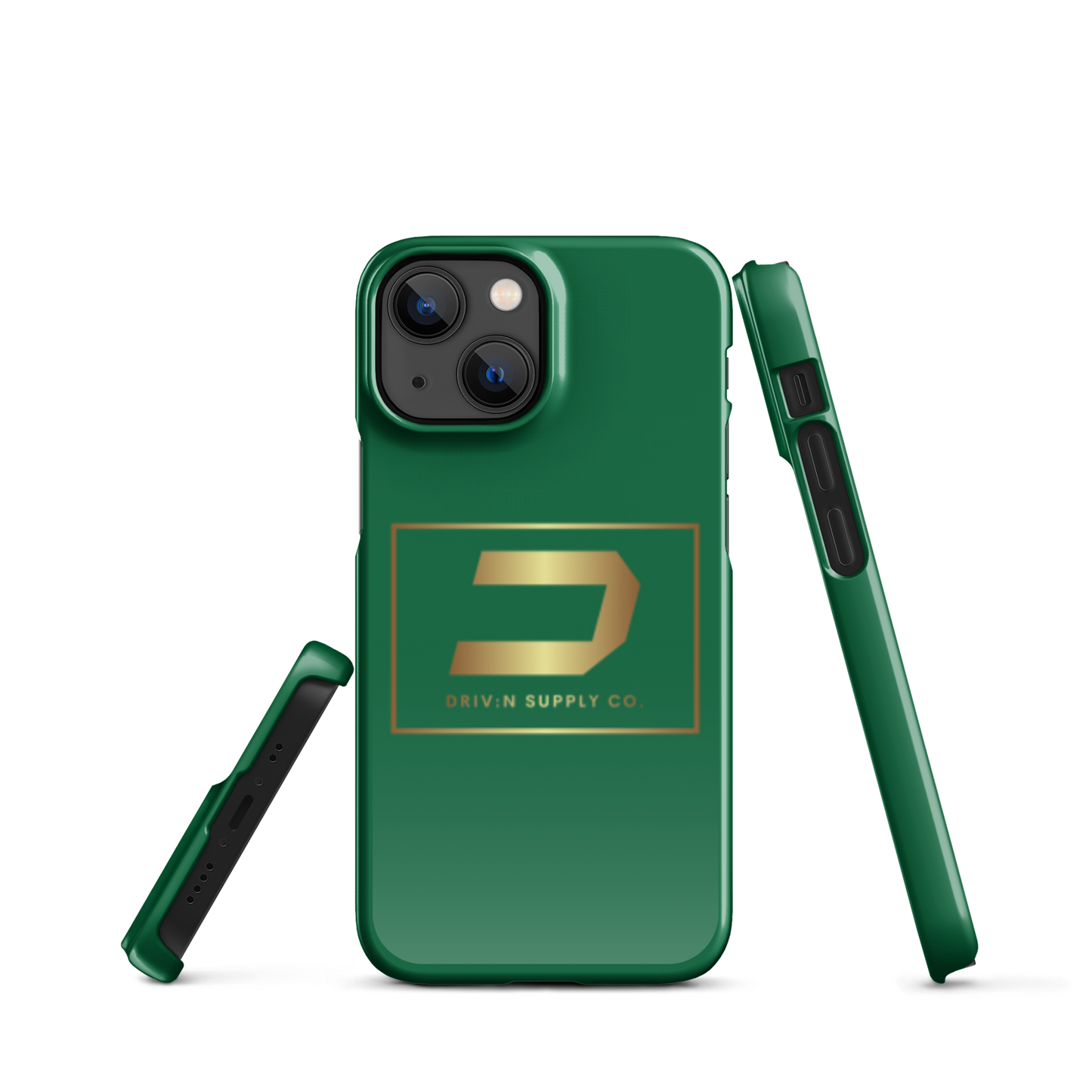 Green D Logo iPhone Case