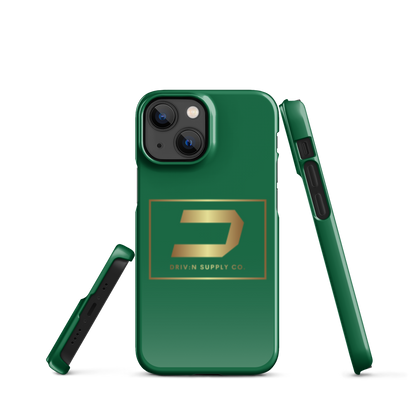 Green D Logo iPhone Case