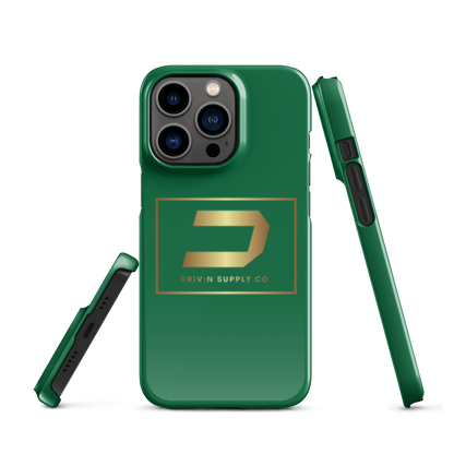 Green D Logo iPhone Case