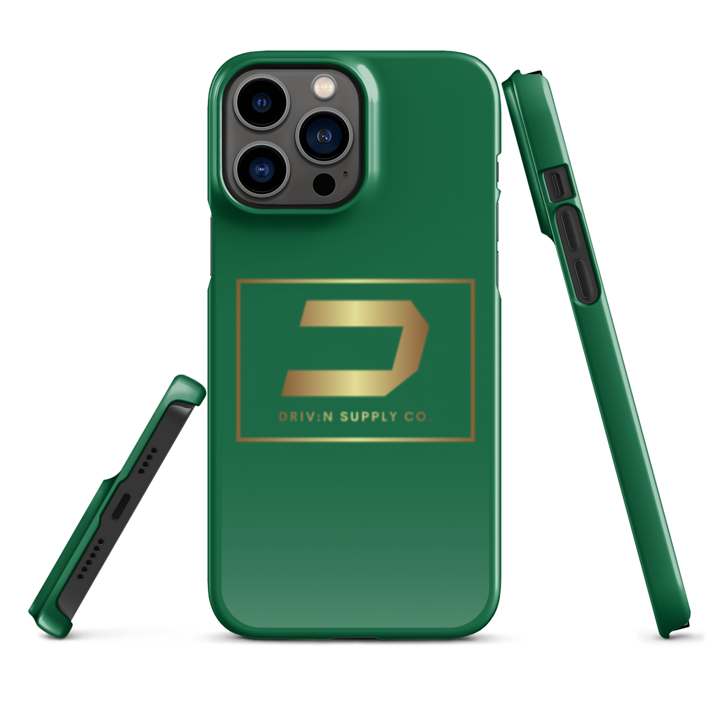 Green D Logo iPhone Case