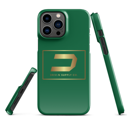 Green D Logo iPhone Case