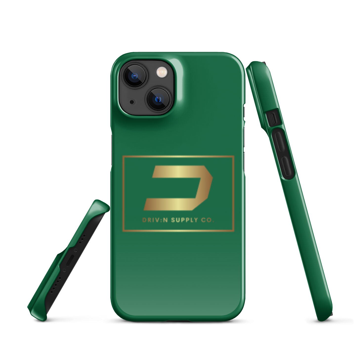 Green D Logo iPhone Case