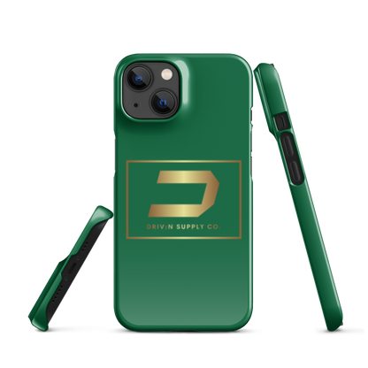 Green D Logo iPhone Case