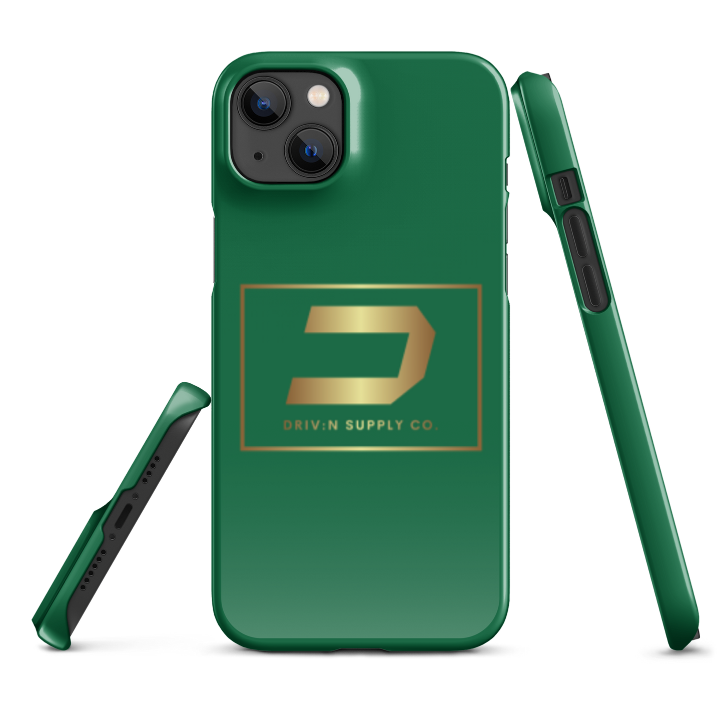 Green D Logo iPhone Case