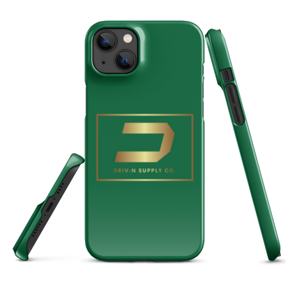 Green D Logo iPhone Case