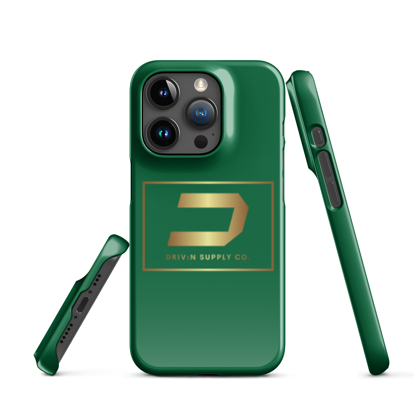 Green D Logo iPhone Case