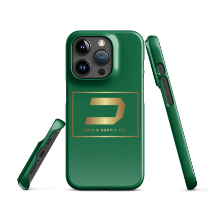 Green D Logo iPhone Case