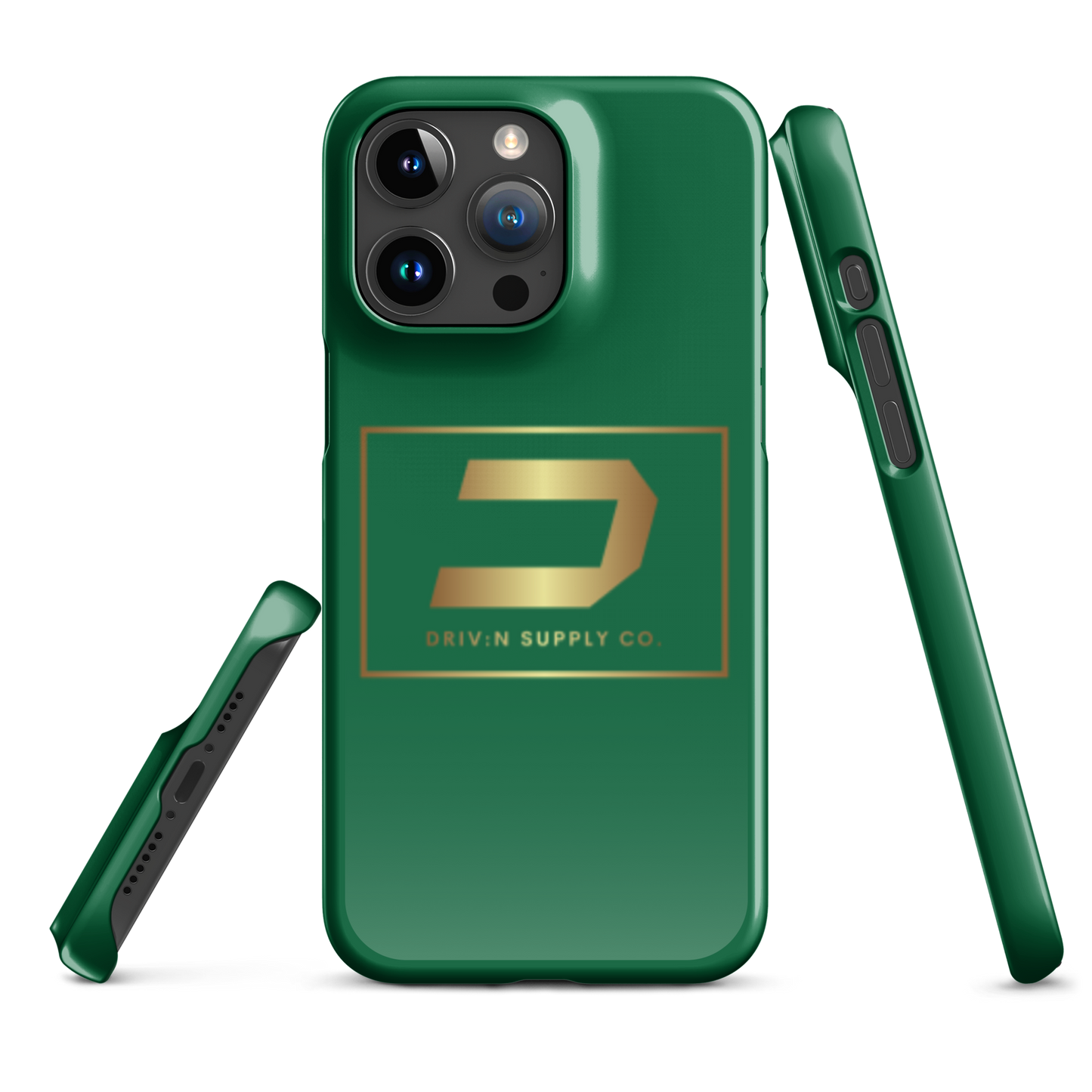 Green D Logo iPhone Case