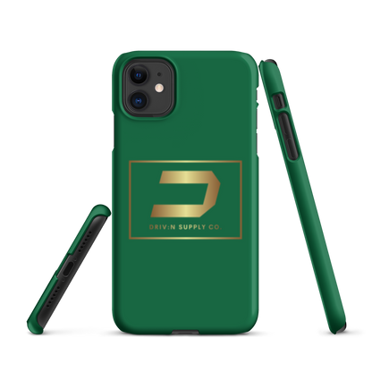 Green D Logo iPhone Case