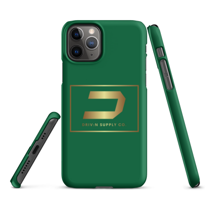 Green D Logo iPhone Case