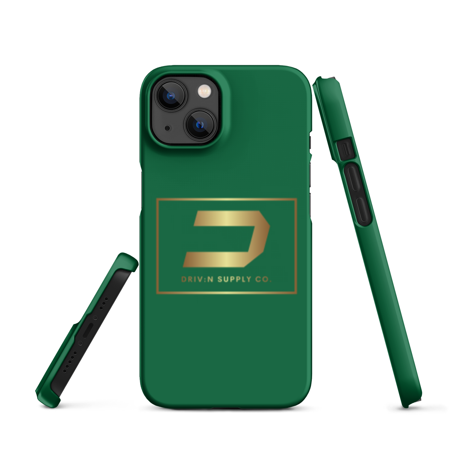 Green D Logo iPhone Case