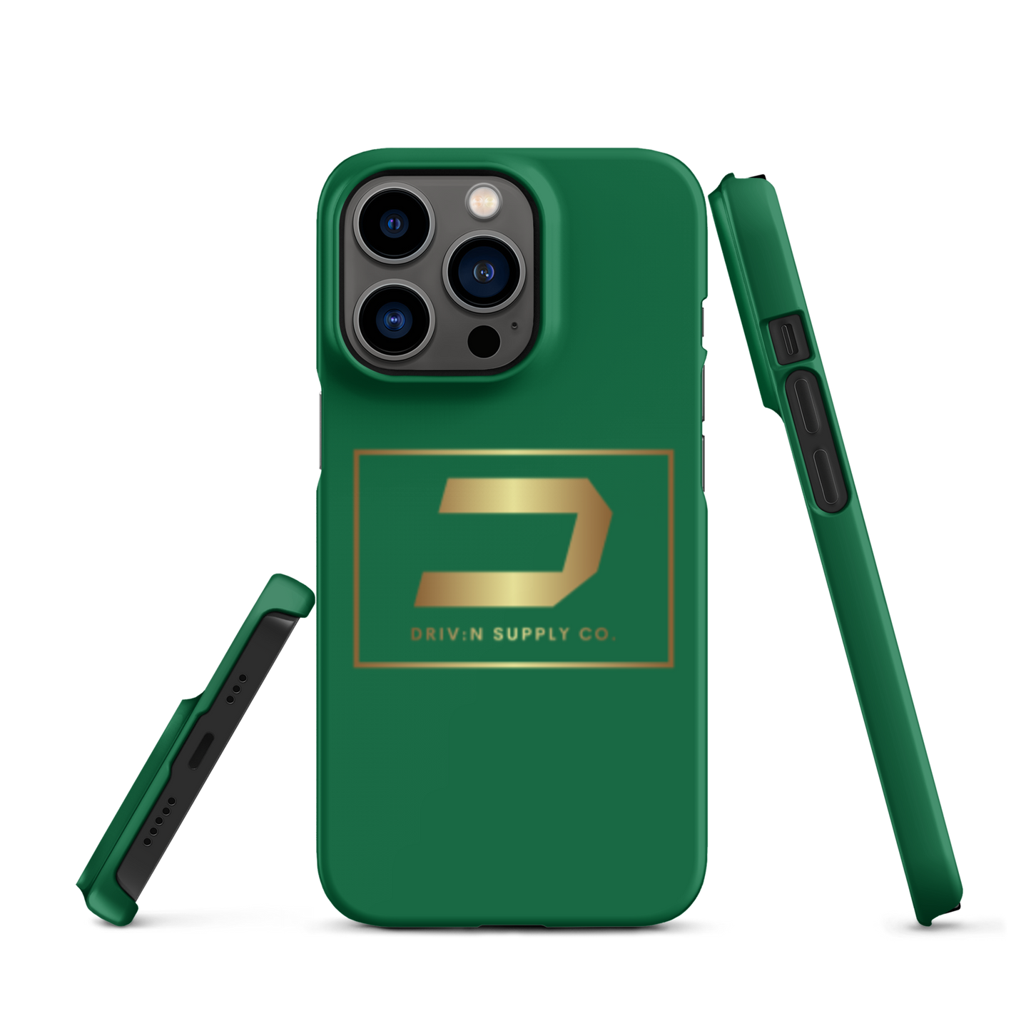 Green D Logo iPhone Case