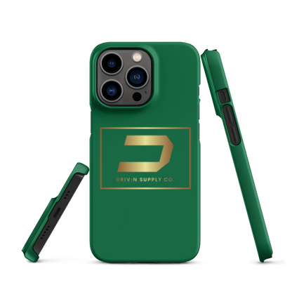 Green D Logo iPhone Case