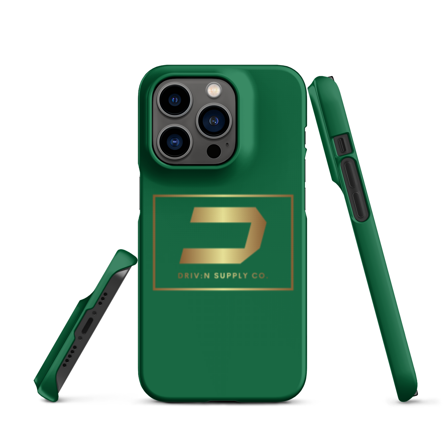 Green D Logo iPhone Case