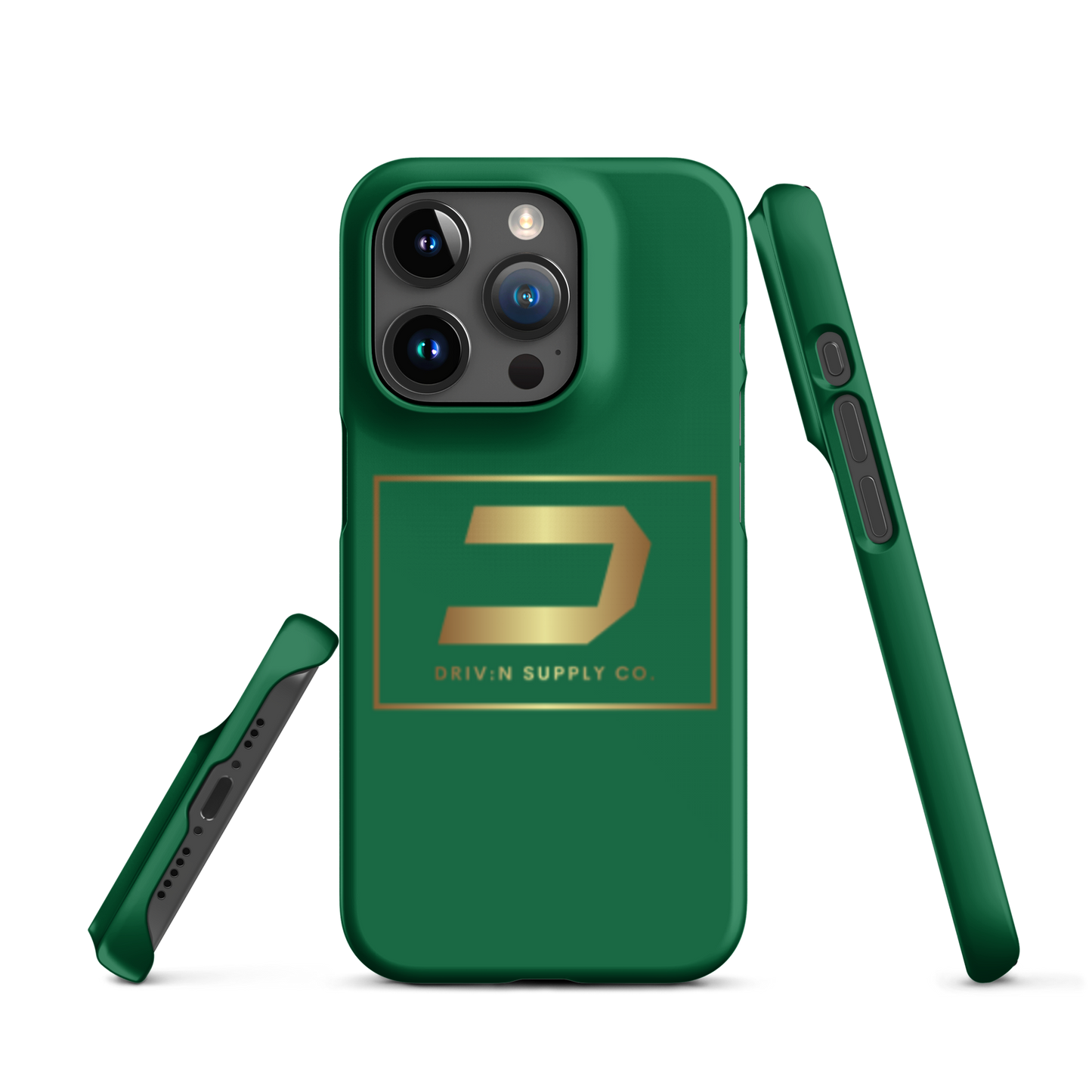 Green D Logo iPhone Case