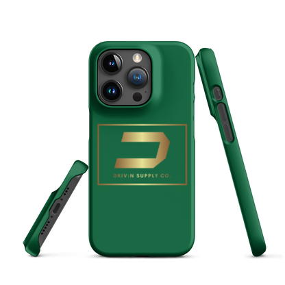 Green D Logo iPhone Case