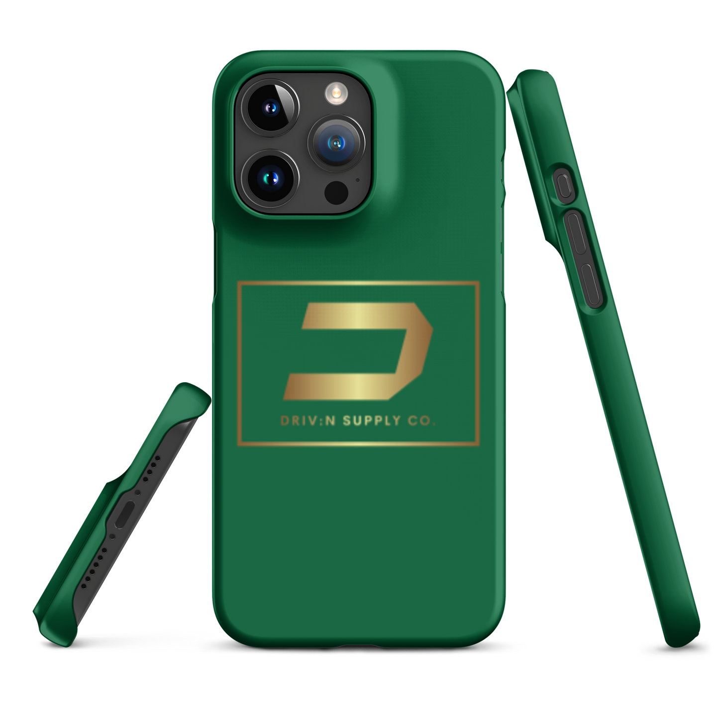 Green D Logo iPhone Case